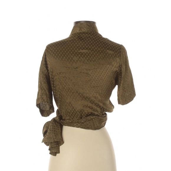 NWT Free People Silky Wrap Crop Top S - Picture 2 of 4